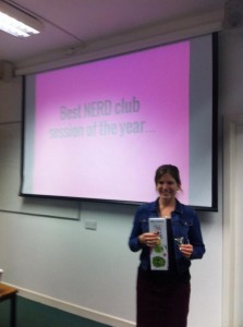 Best NERD club session: Erin Jo Tiedeken