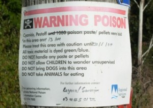 1080 Poison sign