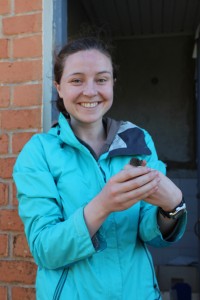 Just slightly excited to be holding a live tenrec!