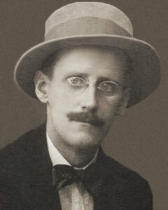 James Joyce, who wrote a hilariously accurate parody of scientific writing in Ulysses